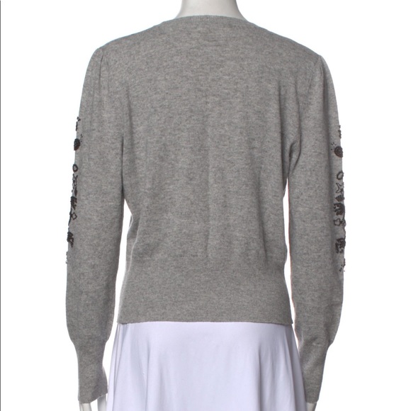 Cinq à Sept Grey women’s sweater Grannie Core - Picture 2 of 3